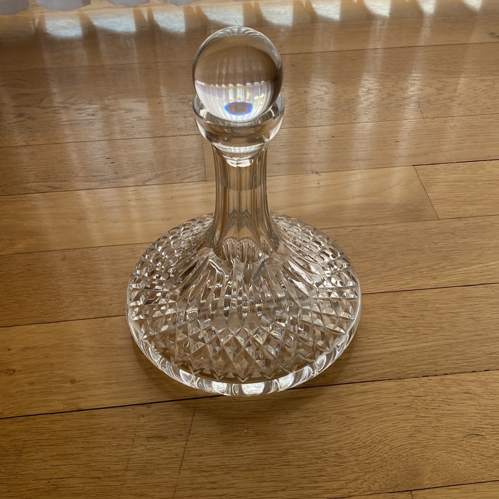 New Waterford Lismore Ships Decanter.28 ounces.Crystal.Best offer - Picture 2 of 7